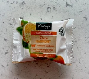 Kneipp Badebrausetablette Sprudelbad Pure Harmony Orange-Lindenblüten 80gr NEU - Bild 1 von 3