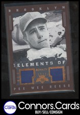 105 Pee Wee Reese 2016 Panini Diamond Kings #ER-PR Elements of Royalty /99