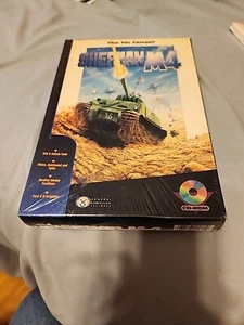 Sherman M4 The Tin Terror Brand New Vintage Big Box PC Game CD Rom - Picture 1 of 4