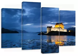 Elian Donan Castle Isola di Skye UK nuove stampe su tela divise - Foto 1 di 14