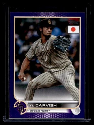 2022 Topps Japan edition #74 Yu Darvish San Diego Padres Purple  #40/50 - Image 1 of 2