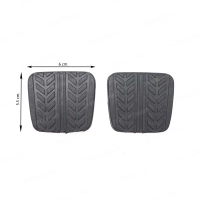 For Ford Mazda Ranger Bt-50 1989 - '11 Black Brake Clutch Pedal Pad - image 1 of 4