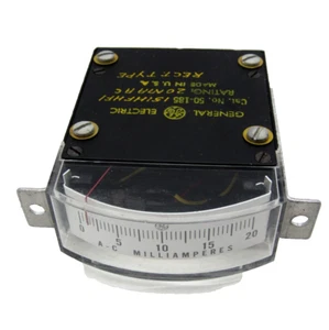GENERAL ELECTRIC 50-185-151HFHFI AC Milliamperes Gauge #T3-1 - Picture 1 of 10