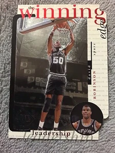 1997-98 Upper Deck UD3 DAVID ROBINSON Inserto bordo vincente speroni paralleli fustellati - Foto 1 di 3
