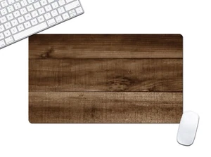 Brown Desk Mat, Large Computer Keyboard Mouse Pad Multiple Sizes - DMAT32 - Picture 1 of 3