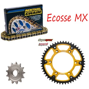Husqvarna TE300 Gold Renthal R1 H/D Chain And Supersprox Stealth Sprocket Kit  - Picture 1 of 5
