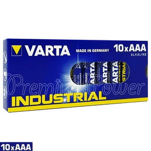 10 x Varta AAA batteries Alkaline Industrial LR03 MICRO MN2400 4003 Pack of 10 - Picture 1 of 1