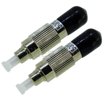 2pcs ST/UPC Female -FC/UPC Male ST-FC MM 50/125 Hybrid Adapter Optical Adaptor  - Image 1 of 4