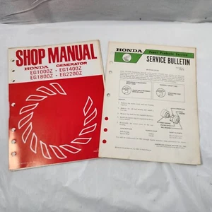 Honda Shop Service Repair Manual Book EG1000 EG1400 EG1800 EG2200 Z Generator - Picture 1 of 5