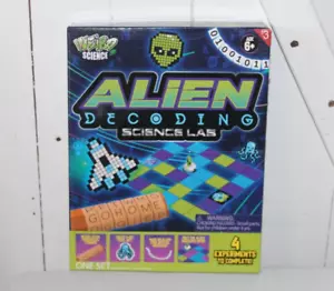 Alien Decoding Science Lab- 4 experiments to complete -age 6+ -NEW IN BOX - Picture 1 of 3