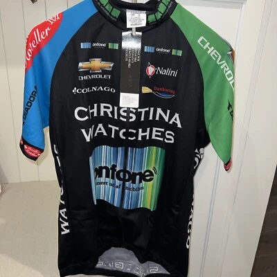 Nalini Team Cycling Race Jersey Christina Watches-Onfone New With Tags Size 5 - Image 1 of 3