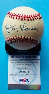 DON LARSEN Autographed American League Baseball with PSA COA - Picture 1 of 9