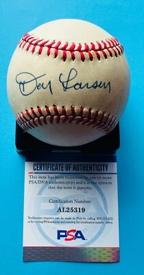 DON LARSEN Autographed American League Baseball with PSA COA - Image 1 of 4