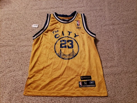 Golden State Warriors Jason Richardson Jersey Reebok Hardwd Clasics Youth M10 12 Cover