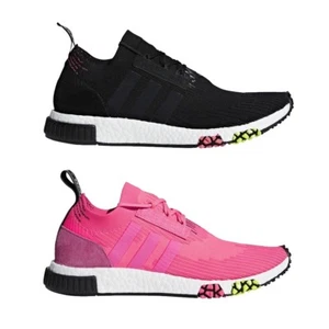 Adidas Originals NMD Racer PK Primeknit Men's Shoes CQ2441 (Black) CQ2442 (Pink) - Picture 1 of 8