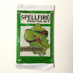 Spellfire Booster Pack Set 4 Forgotten Realms Green Pack D&D New - Picture 1 of 8