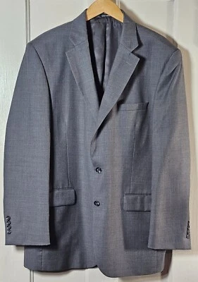 Traje Chaqueta Claiborne Para Hombre 42R Gris Lana Blazer Abrigo Deportivo Un solo pecho  Foto 1 de 4