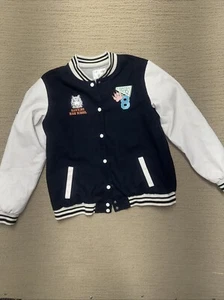 Stranger Things Jacket Girls Medium Justice Varsity Hawkins High XL 16-18 - Picture 1 of 12