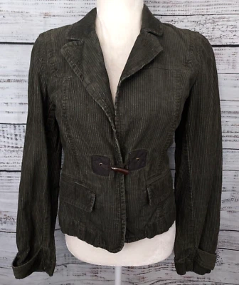 Blazer para mujer Ann Taylor Loft talla 2 manga larga pana parche en el codo Foto 1 de 4