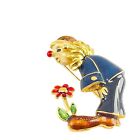 Clown Or Jester Pin Enamel With Sprouting Daisy Flower Vintage 1960S