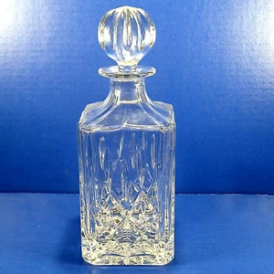 BLOCK Bleikristall Quadratisch Whisky Schnaps Dekanter Polen - Bild 1 von 9