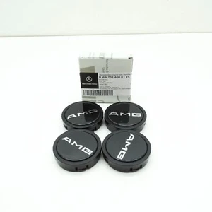 MB S W126 AMG Center Wheel Hub Cover Cap Set 4x HWA2014000125 NEW GENUINE - Picture 1 of 8
