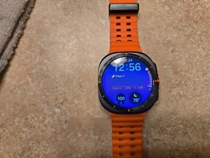 Open Box Samsung Galaxy Watch Ultra 47mm LTE Bluetooth SM-L705U Titanium Gray - Zdjęcie 1 z 4