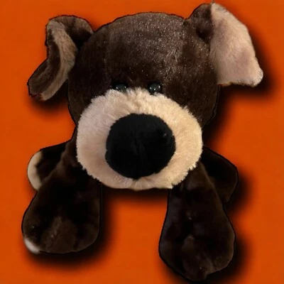 Webkinz Mocha Pup NO CODE Brown & Tan Puppy Dog Stuffed Animal 8” Tall Clean - Image 1 of 4