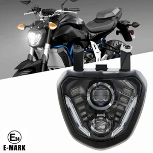 Conjunto de faros LED DRL Plug and Play alto/bajo para Yamaha FZ07 MT07 2014-2017 - Imagen 1 de 10