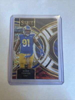 2023 Panini Select - Premier Level Red & Blue Prizm #131 Kobie Turner /225 (RC) - Image 1 of 4