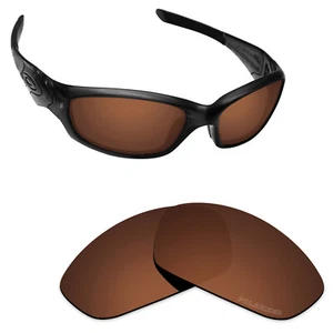 Hawkry SaltWater Proof Brown Replacement Lenses for-Oakley Straight Jacket 2007 - Picture 1 of 3