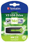 Verbatim 16Gb V3 Usb3.0 Green Store'n'go V3; Rectractable Usb Storage Drive M...