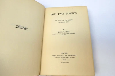 1920 The Two Magics Henry James Macmillan Turn of the Screw Covering End Book — 第 1/4 张图片