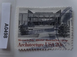 Architecture Mies van der Rohe 20 Cent United States USA Postage Stamp - Picture 1 of 1