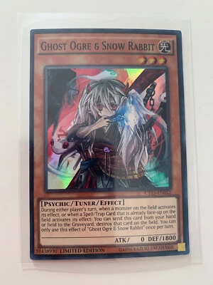 Yu-Gi-Oh Ghost Ogre & Snow Rabbit, Super Rare, Mint, CT13-EN012 - Image 1 of 2