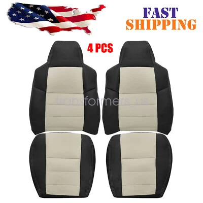 For 2005 Ford Excursion Eddie Bauer Sport Front Replacement LEATHER Seat Covers Foto 1 de 4