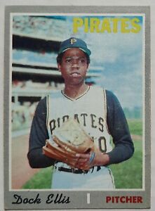 1970 DOCK ELLIS Pittsburgh Pirates topps card #551. VG+