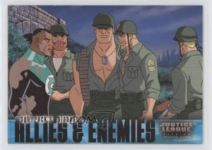 2003 Inkworks Justice League Allies and Enemies Sgt Rock's Platoon #75 b6s