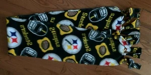 PITTSBURGH STEELERS----FLEECE HANDMADE SCARF - Picture 1 of 1