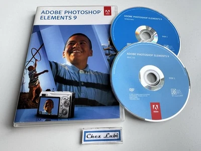 Adobe Photoshop Elements 9 - PC Windows / Mac - 2010 - Image 1 of 3