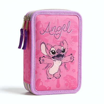 Astuccio stitch 3 Scomparti Bambino Bambina – Portapenne per Scuola Elementare - Immagine 1 di 4