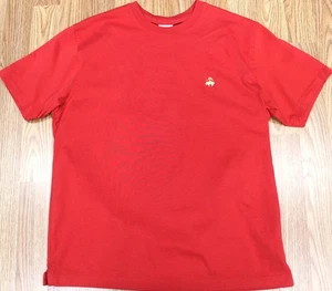 CAMISETA BROOKS BROTHERS REGULAR FIT 100% ALGODÓN ROJA Y DORADA Talla MEDIANA, M - Imagen 1 de 4