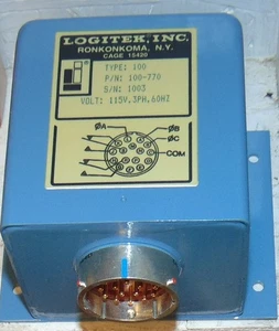 NOS NIB LOGITEK INKL. RELAIS GOLDPINS TYP 100 115V NEU IN FABRIKVERPACKUNG P/N 100-770 - Bild 1 von 8