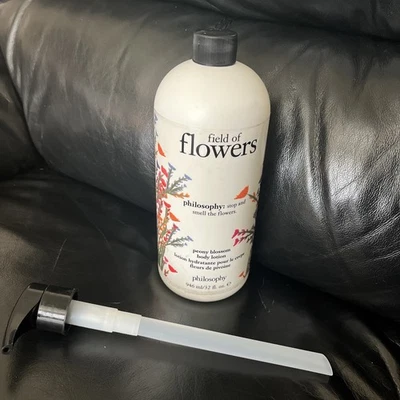Philosophy Field Of Flowers Peony Blossom Body Lotion 32 fl New No Seal W/ Pump - Image 1 of 3
