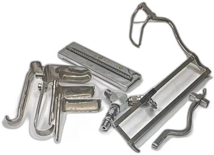 Vintage Stainless Steel Surgical Medical Vaginal Speculum Retractor Set Lot - Picture 1 of 13