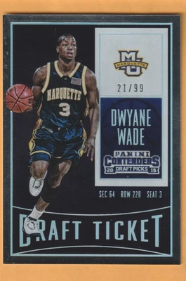 Dwyane Wade Marquette Warriors 2015-16 Contenders Draft Picks #31/99 - Imagem 1 de 2