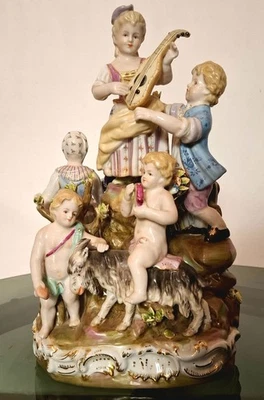 Porcellana Vintage Alta Fattura. Replica Autorizzata Meissen.  - Imagen 1 de 4