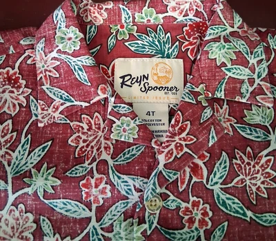 Juego Reyn Spooner Niño SENTOSA ALOHA Arándano Niño Pequeño Talla-4T Foto 1 de 4