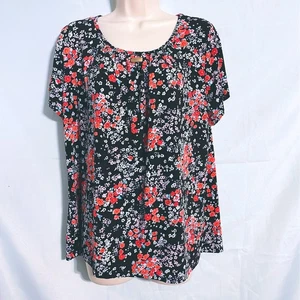 By Design süßes geblümtes Top Gr. XL - Bild 1 von 4