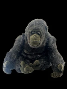 VTG! 1989 Realistic Gorilla Plush by Plush Creations Inc – 13x15” Stuffed Animal - Picture 1 of 13